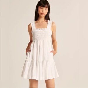 Abercrombie & Fitch Dresses Smocked Bodice Mini Dress